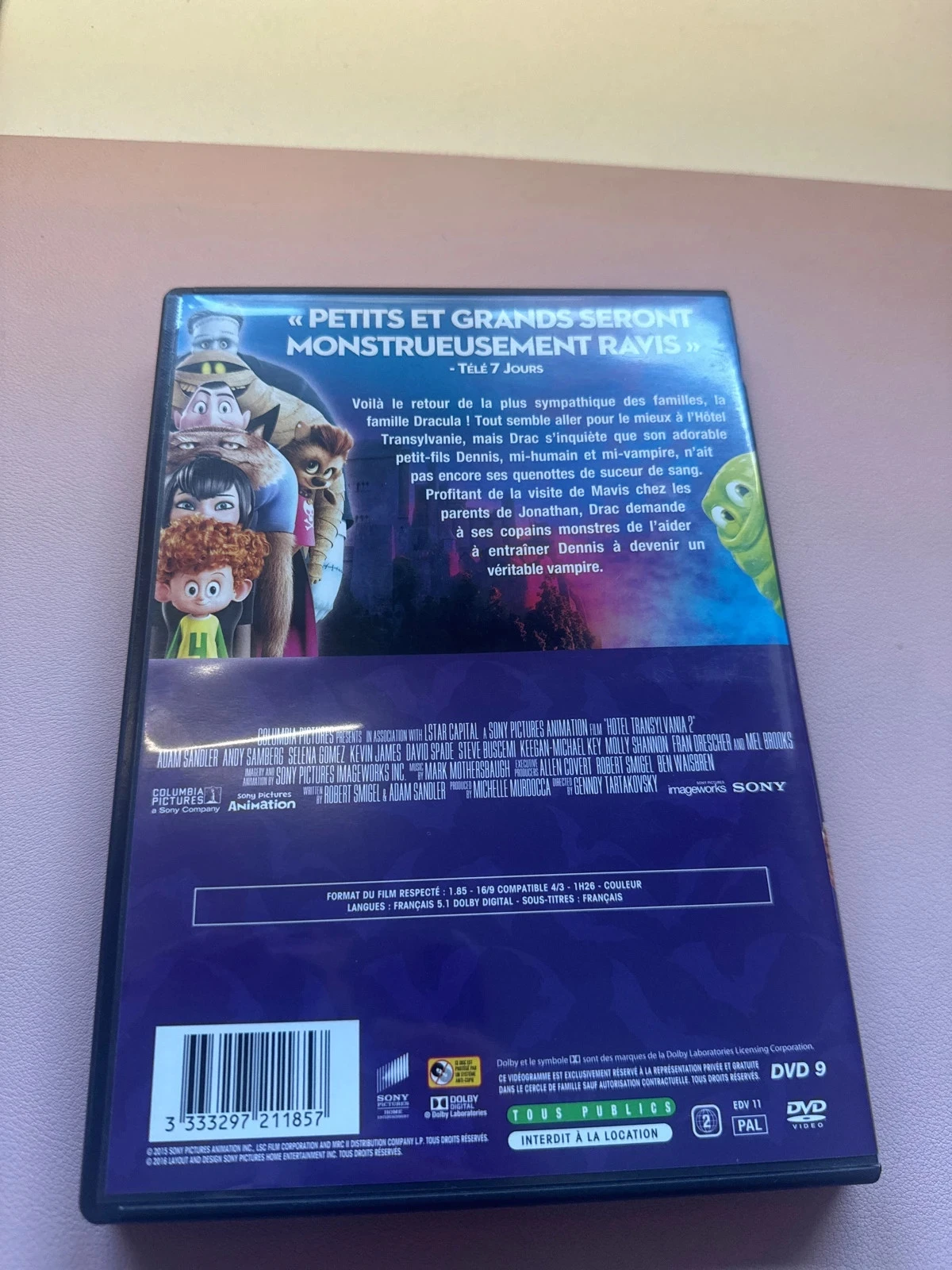 DVD – Hotel Transylvania 2 – photo 3